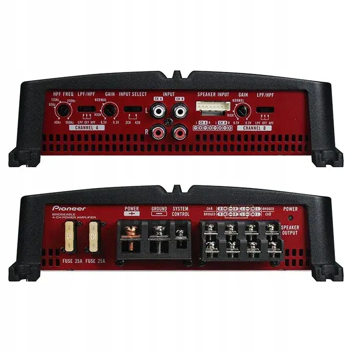Bezpieczna płatność PIONEER GM-A6704 WZMACNIACZ 4x250W 4 x KANAŁ 1000W
