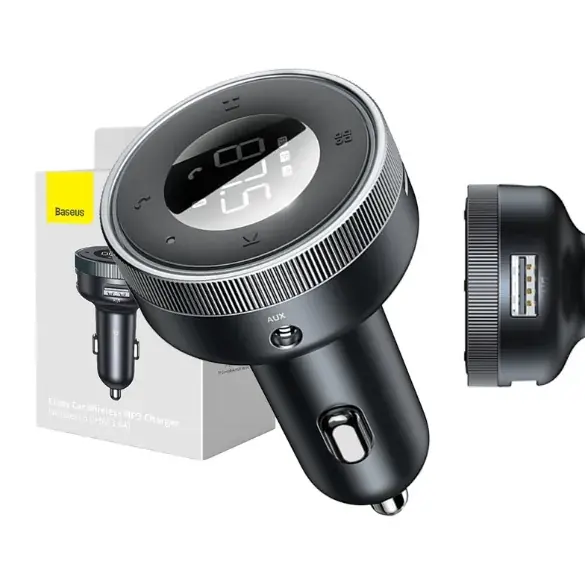 BASEUS TRANSMITER FM BLUETOOTH USB AUX ŁADOWARKA BEZSTRATNY FUNKCJONALNY Tani