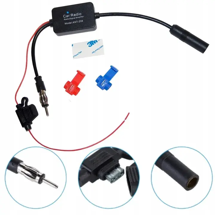 WZMACNIACZ ANTENOWY SYGNAŁU RADIOWEGO AM FM 12V Zamów teraz