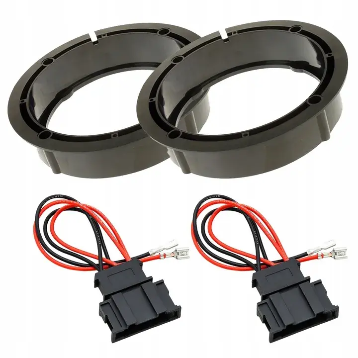 Tylko dziś ADAPTER DYSTANS GŁOŚNIKOWY SAMOCHODOWY 165MM + 2x ZŁĄCZE GŁOŚNIKOWE VW SEAT