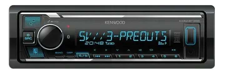 Wyprzedaż Kenwood KMM-BT358 Radio samochodowe Bluetooth MP3 USB AUX VarioColor