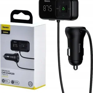 Tani Transmiter FM Baseus Bluetooth MP3 S-16 czarny
