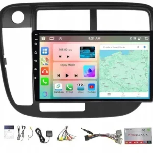 Wyprzedaż RADIO NAWIGACJA CARPLAY HONDA CIVIC 1995-2000 WIFI ANDROID 4GB 64GB