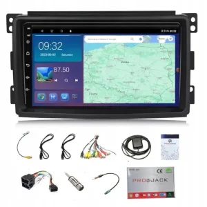Oryginalny RADIO NAWIGACJA GPS SMART W451 2006-2009 WIFI CARPLAY BT USB 2GB 64GB