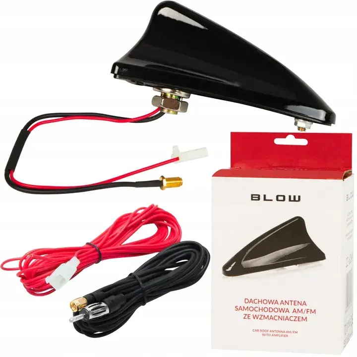 Niska cena ANTENA SAMOCHODOWA PŁETWA REKINA SHARK WZMACNIACZ