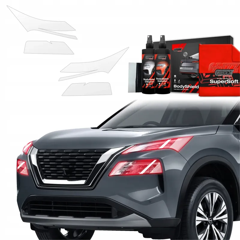 Autentyczny 4w1 Folia okleina PPF na lampy do Nissan X-Trail Facelift (2024-2025)