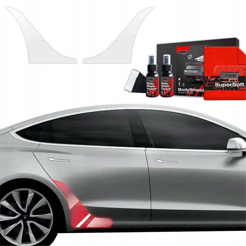 2w1 Folia okleina PPF na nadkola do Tesla Model 3 (2017-2020) Grizz Zamów teraz