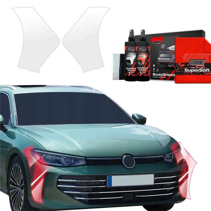 2w1 Folia okleina PPF na zderzak do Volkswagen Passat B9 (2024-2025) Zwrot pieniędzy