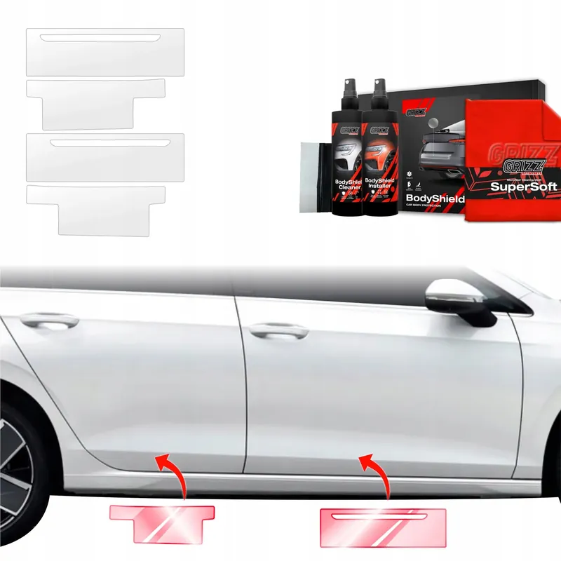 4w1 Folia okleina PPF na progi do Volkswagen Golf 8 Hatchback (2024-2025) Niska cena