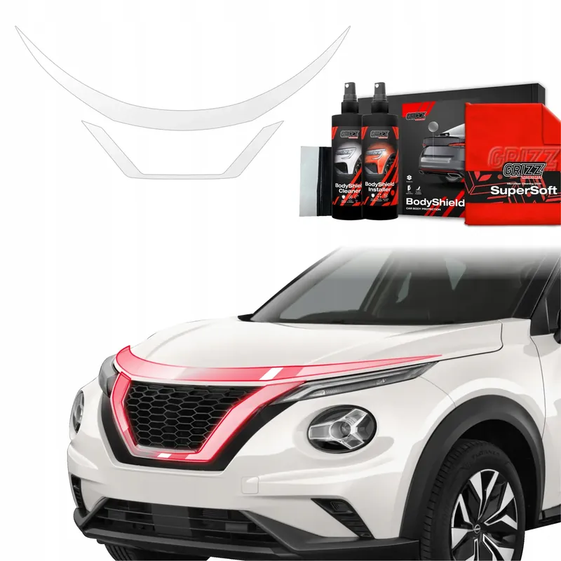 2w1 Folia okleina PPF na maskę do Nissan Juke Facelift (2024-2025) Grizz Rabat