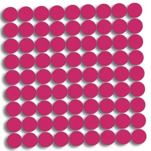 Tylko dziś Wycinane naklejki KÓŁKA KROPKI GROSZKI - 81 sztuk różowe