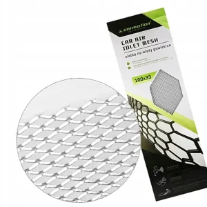 SIATKA ALUMINIUM 7X12MM ROMB 100X33CM SREBRNA S1R84 Ostatnia szansa