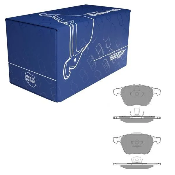 Wysoka jakość Klocki hamulcowe do Volvo S60 I Sedan (2000-2010) - Tomex - TX 17-74 (oś przednia)