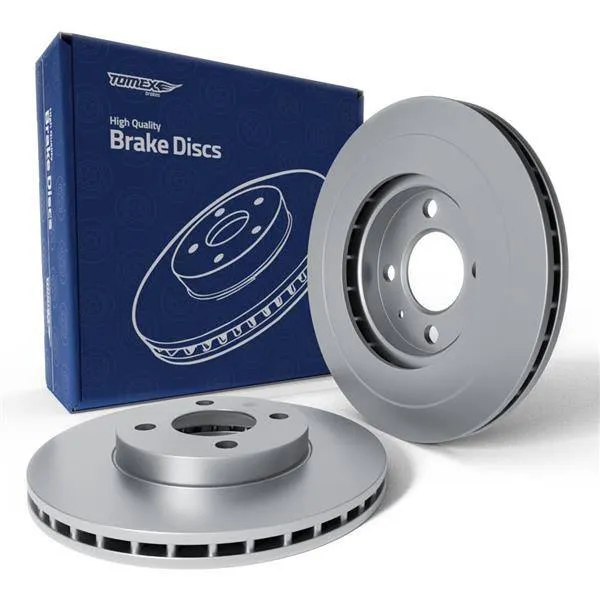 2x Tarcze hamulcowe do Seat Cordoba I Kombi, Sedan, Vario (1993-2002) - wentylowane - 256mm - Tomex - TX 70-18 (oś przednia) Nowość
