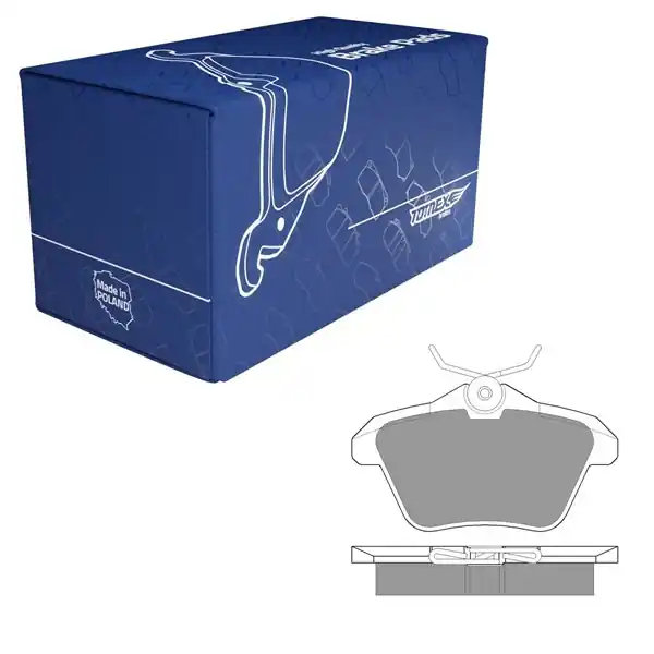 Wyprzedaż Klocki hamulcowe do Lancia Kappa Coupe, Kombi, Sedan (1994-2001) - Tomex - TX 12-68 (oś tylna)