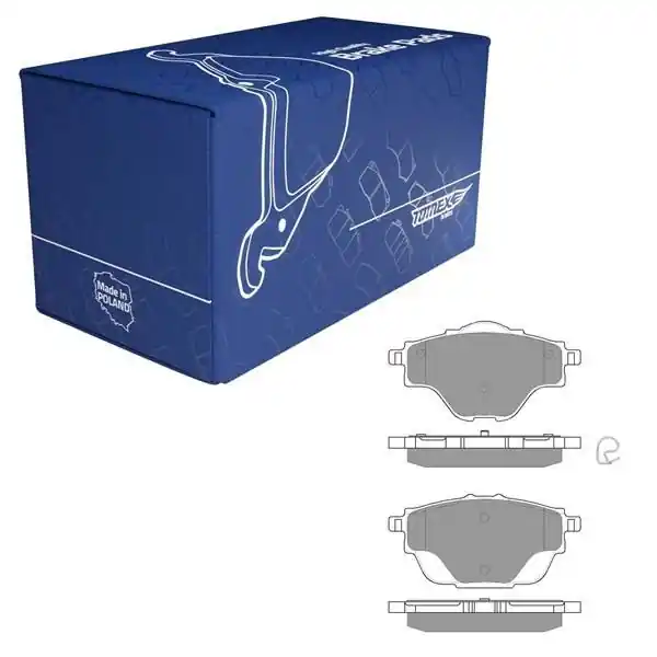 Zwrot pieniędzy Klocki hamulcowe do Citroen C4 Grand SpaceTourer Minivan (2018-2022) - Tomex - TX 18-37 (oś tylna)