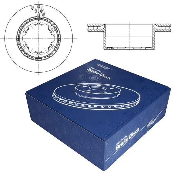 2x Tarcze hamulcowe do Mercedes-Benz Sprinter III Van (2011-2018) - wentylowane - 303mm - Tomex - TX 73-44 (oś tylna) Darmowa dostawa
