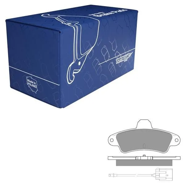 Zwrot pieniędzy Klocki hamulcowe do Ford Mondeo I Hatchback, Kombi, Sedan (1993-1996) - Tomex - TX 11-201 (oś tylna)