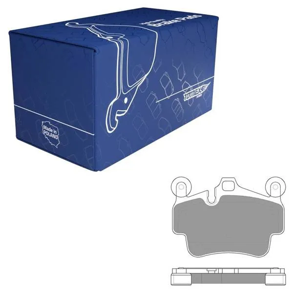 Zwrot pieniędzy Klocki hamulcowe do Porsche Boxster 987 Roadster (2004-2012) - Tomex - TX 18-00 (oś przednia)