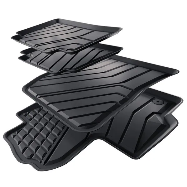 Dywaniki TPE do Toyota Corolla XII Sedan, Touring Sports (03.2019-....) - korytkowe dywaniki samochodowe - Amal Plast - SPART line - komplet - 4 szt. Wysoka jakość