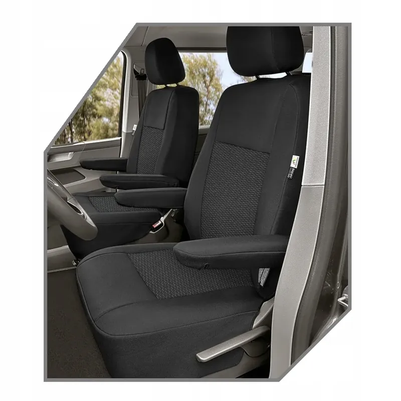 Volkswagen Transporter T5 T6 Pokrowce miarowe 1+1 Wyprzedaż