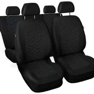 Auto-Dekor Pokrowce samochodowe MODERN wzór MP1 Czarne + 24H DOSTAWA Zwrot pieniędzy