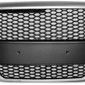 Autentyczny Grille nerki, AUDI A6 (C6) RS-TYPE, 2004-2008, srebrno-czarna