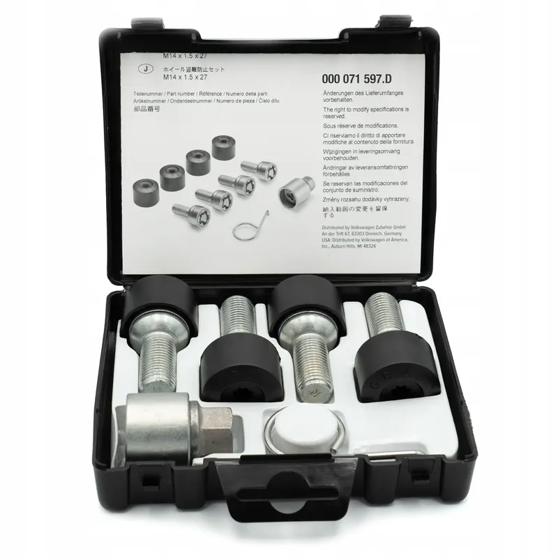 Kup teraz ASO ŚRUBY ZABEZPIECZAJĄCE Do KÓŁ AUDI 2 A3 A4 A5 A6 A8 GOLF 5 6 7 TIGUAN VW