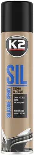 K2 SIL - 100% SILIKON W SPRAYU DO USZCZELEK 300 ml K633 Wysoka jakość