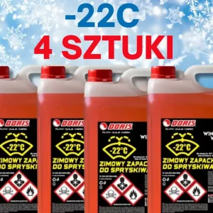 Rabat ZIMOWY PŁYN DO SPRYSKIWACZY 4 x 5L