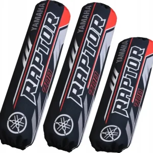 Osłony amortyzatorów, skarpety Yamaha Raptor 700 czarne nowy model Nowość