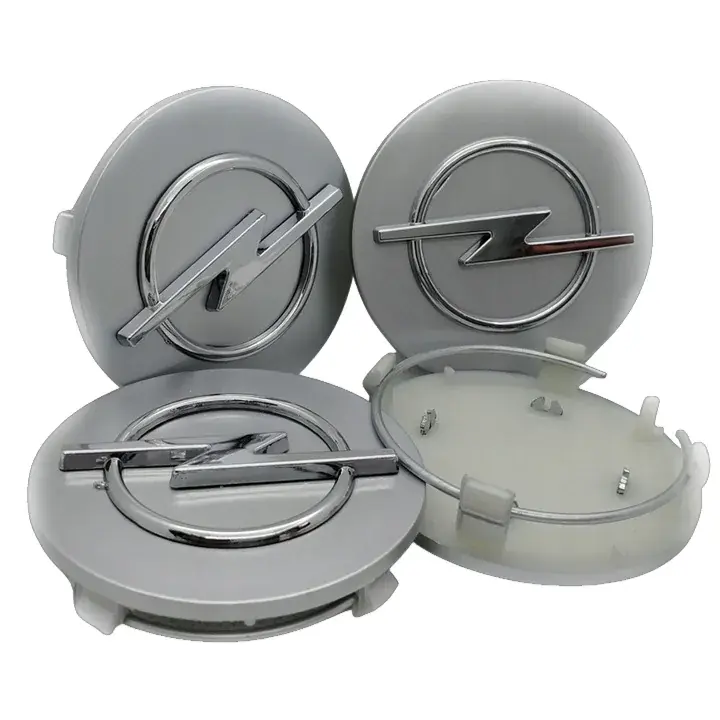 DEKLE DEKIELKI ZAŚLEPKI FELG KAPSLE OPEL 65MM komplet 4 szt SREBRNE Popularny