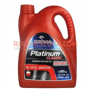 Olej silnikowy Orlen Platinum classic 4,5L 10W40 Autentyczny