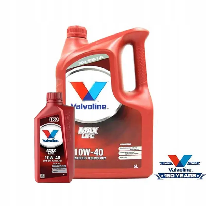 Nowość VALVOLINE MAXLIFE 10W-40 - 6L