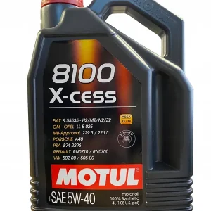 Ostatnia szansa MOTUL 5W40 8100 X-CESS 5L A3/B4 502/505 229.5/226.