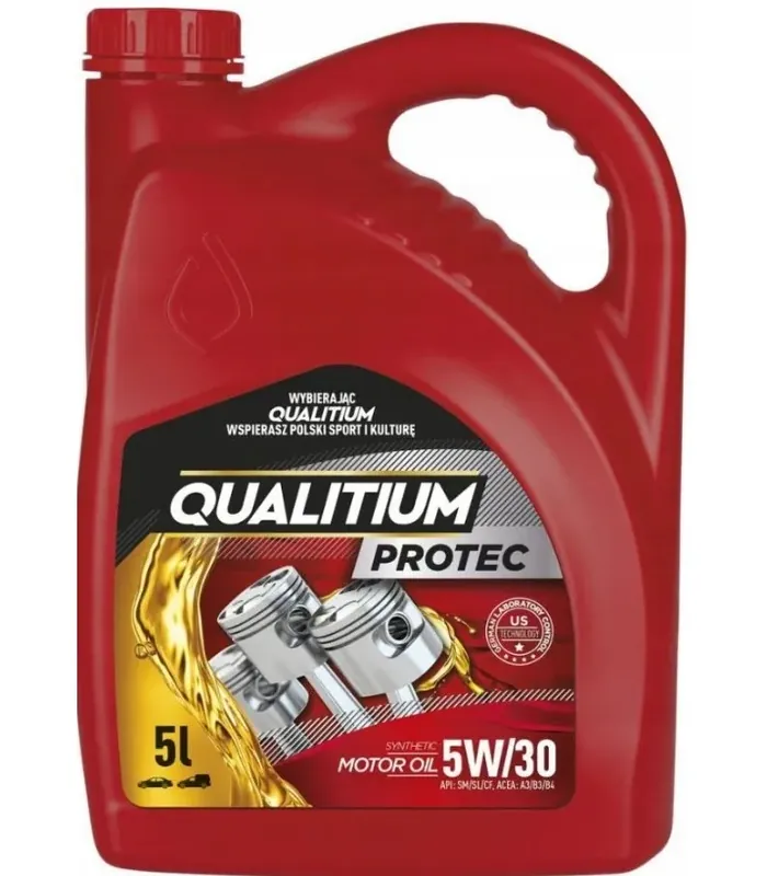 Zwrot pieniędzy Olej syntetyczny QUALITIUM PROTEC 5W30 5 l 5W-30
