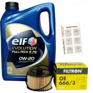 Filtr + olej 0w20 Dacia Logan Sandero II III 1.0 Tani