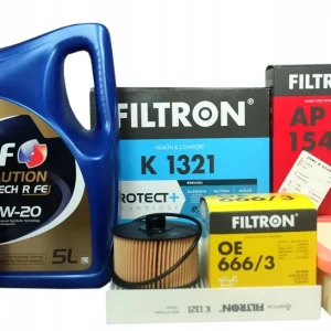 3 Filtry + Olej Renault Captur II Clio V 1.3 TCe Premium