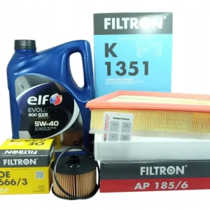 Zwrot pieniędzy 3 x Filtr + Olej Renault Scenic 3 III 12- 1.2 TCe