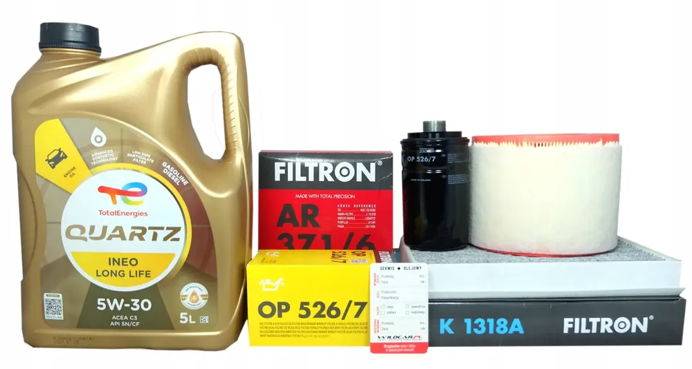 3 Filtry + olej Audi A6 C7 2.0 Tfsi 180 211 220 245 Tani