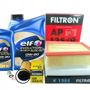 Darmowa dostawa 3x Filtr +olej 0W20 Renault Talisman 1.7 dCi 2018-