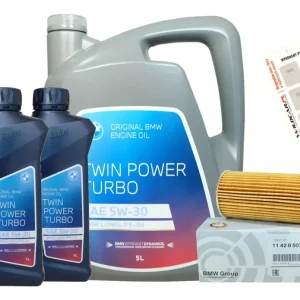 Premium Filtr oleju oe 11 42 8 507 683 + olej BMW 4 F32 F33 F36 F82 F83 430 d 435 d