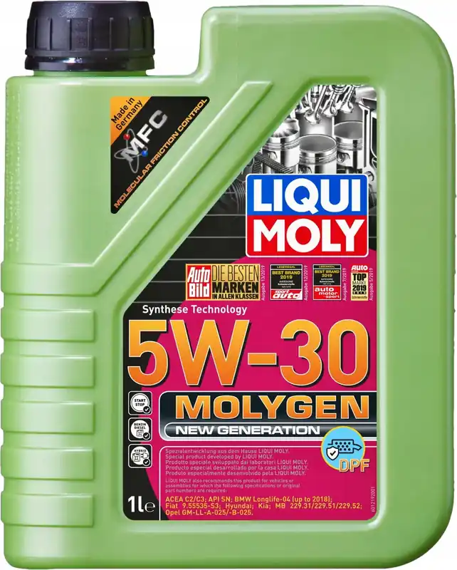 Premium Olej silnikowy Liqui Moly Molygen New Generation 5W-30 DPF 1L