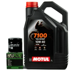 Zestaw Olej Silnikowy Motul 7100 10W40 + Filtr HF138 Popularny
