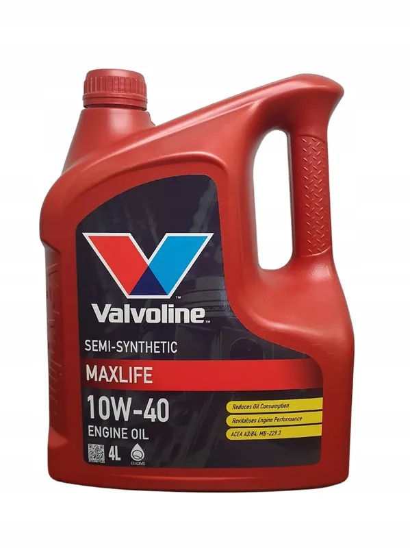 Wysoka jakość Olej silnikowy Valvoline MaxLife 4 l 10W-40