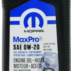 Olej MOPAR 0W20 5L 5x0,946L Ekspresowa dostawa
