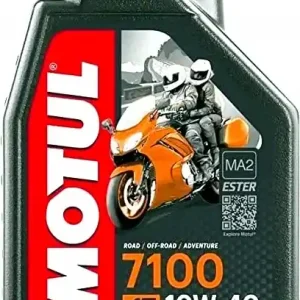 Olej motocyklowy MOTUL 7100 4T 10W40 Ester MA2 1L Zwrot pieniędzy