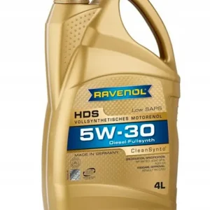 Oferta OLEJ RAVENOL HDS 5W-30 CLEANSYNTO 4L RAV1111121-004/OLE