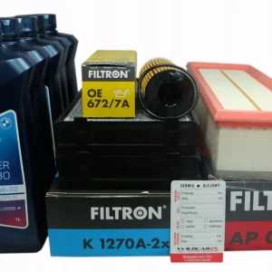 Oferta 3x Filtr + Olej BMW X5 F15 15-18 25d B47D20A 231KM