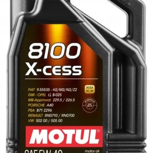 OLEJ MOTUL 5W40 5L 8100 X-CESS / A3/B4 / Niska cena